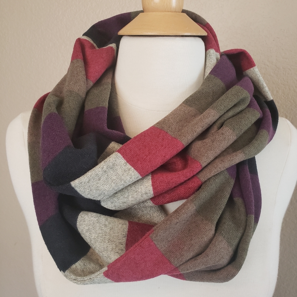 Infinity Striped Scarf